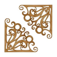 CANTONEIRA (Mod. 5) 4,5x4,5 - P - EMBALAGEM C/ 2 UNIDADES