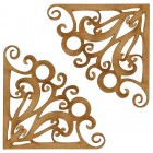 CANTONEIRA (Mod. 5) 7,5x7,5 - G - EMBALAGEM C/ 2 UNIDADES