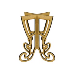 SUPORTE DE PRATO / BANDEJA - M - 16x16x17 (6 mm)
