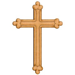 CRUCIFIXO GRAVADO 14x20 (Mod. 4)