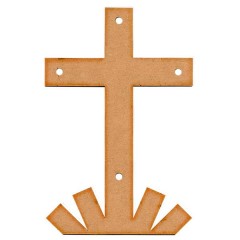 CRUCIFIXO LISO 17x26 (Mod. 7)