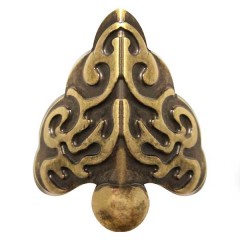 PÉ CANTONEIRA COLONIAL C/ BOLA - BRONZE
