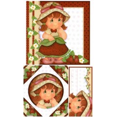 PAPEL DECOUPAGE 11,2x18,5 - MORANGUINHO