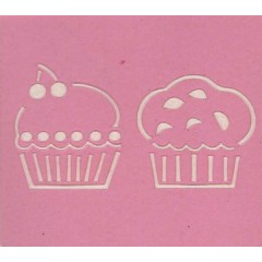 STENCIL - CUPCAKE
