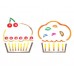 STENCIL - CUPCAKE
